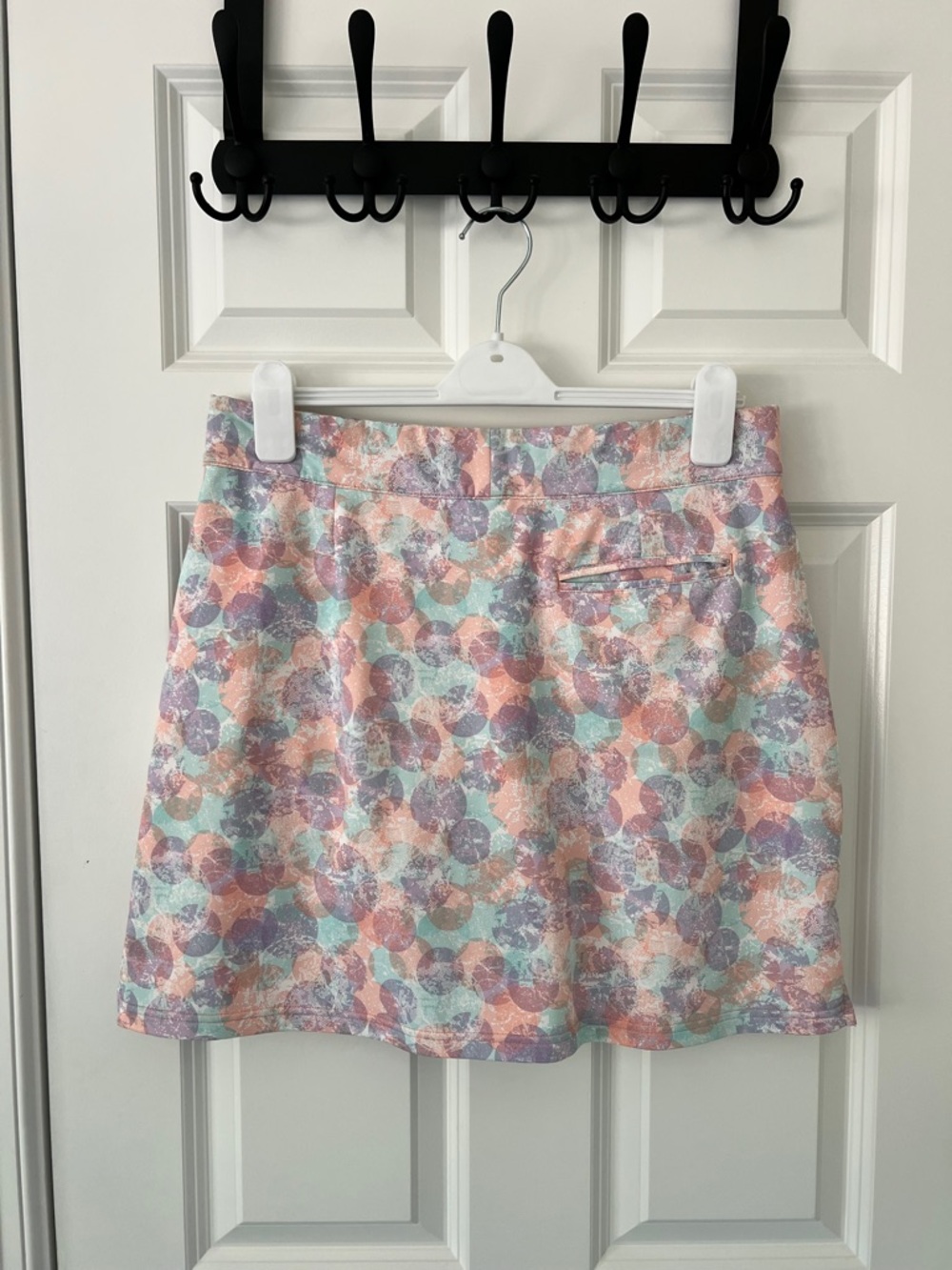 Peter Millar Pastel Multi-Color Circle-Print Skort - Picture 2 of 9